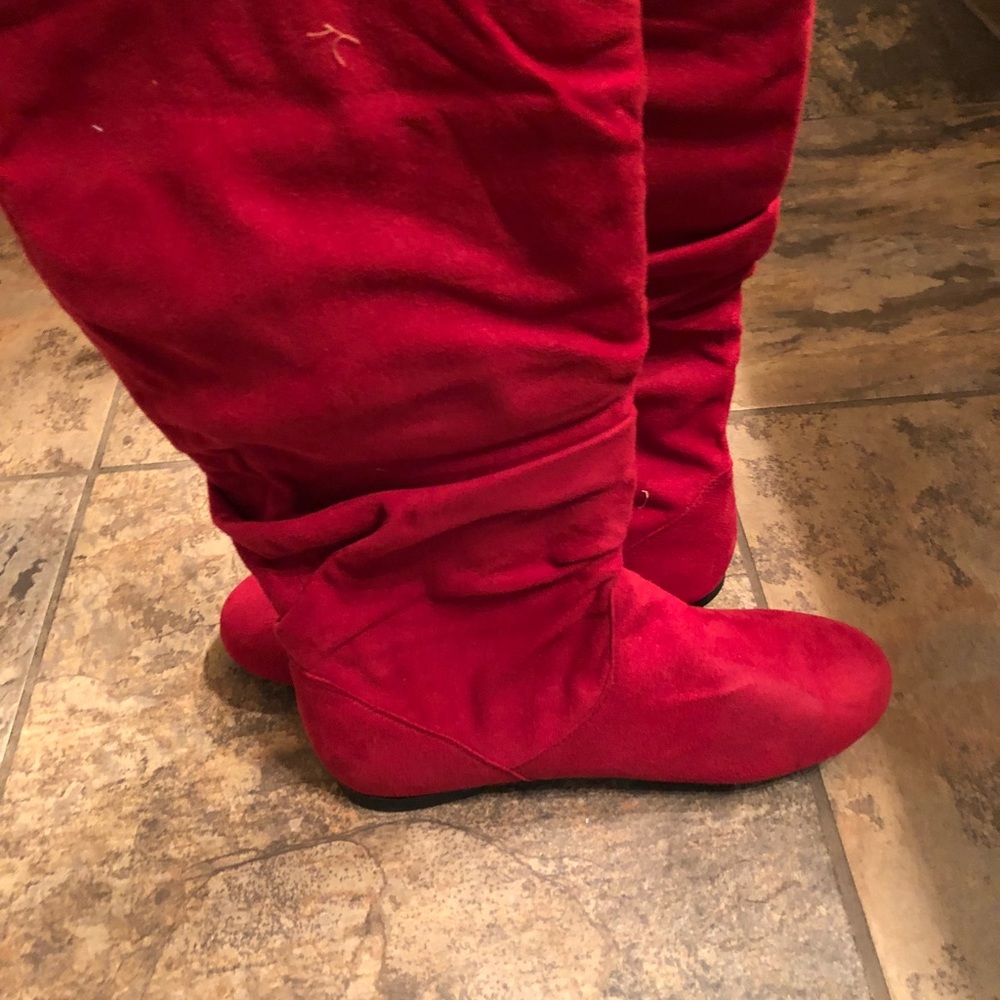 Red boots